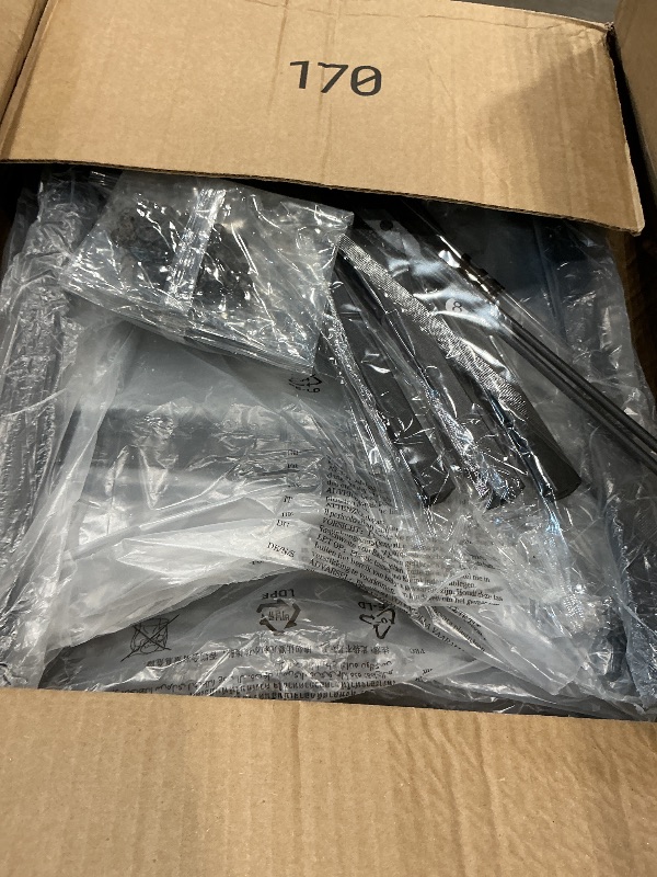 Photo 1 of *MISSING PARTS UNKNOWN*
WLIVE Dresser with 4 Drawers, Fabric Storage Tower, Organizer Unit for Bedroom, Hallway, Entryway, Closets, Sturdy Steel Frame, Wood Top, Easy Pull Handle, Charcoal Black