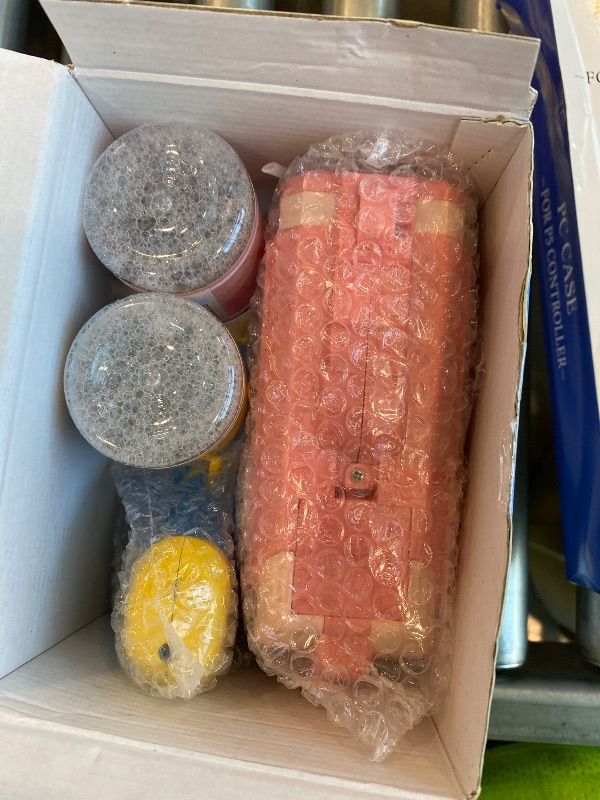 Photo 1 of *USED*
EagleStone 2 Pack Bubble Guns with 4 Bottles Solution, Automatic Bubble Machine Blaster for Kids & Adults – Light Up Summer Toy for Outdoor, Birthday Gifts, Easter, Wedding Party Favor Bubble