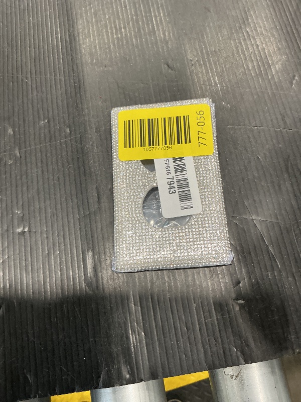 Photo 1 of Outlet Covers Shiny Silver Rhinestones Wall Plate 1 Gang Toggle Light Switch Cover Decorative Durable Switch Covers