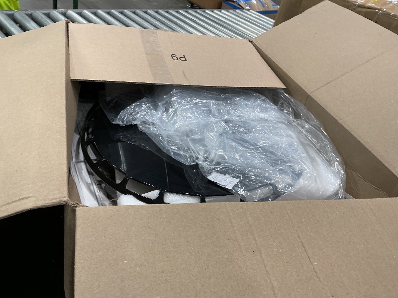 Photo 1 of *PARTIAL SET only 2  check clerk comments * 
19 Inch Wheel Covers for Tesla Model Y Juniper Crossflow Wheels 2025, Centers Lock Installation Rim Protector, Full Coverage Hubcaps Exterior Accessories (Pure Black, 4 PCS)