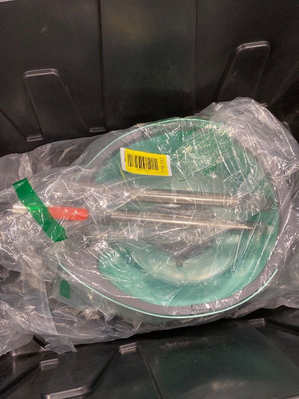 Photo 1 of ***MISSING PIECES*** Spin Mop and Bucket with Separate Dirty and Clean Water,360° Spin Mop and Bucket System with Widening Foldable Handle,2 Replaceable Mop Pads,Square Mop for Floor Hardwood Tile Marble Wall Cleaning