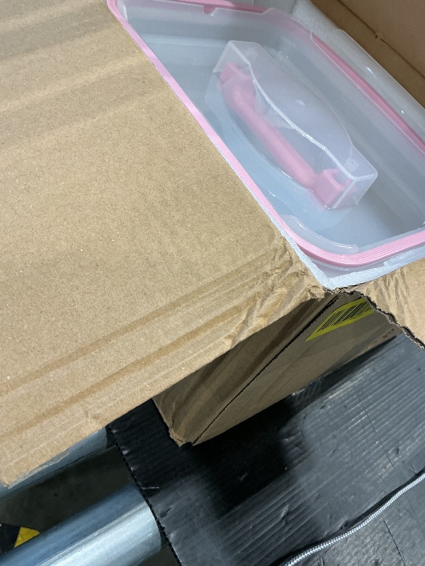 Photo 1 of ***CLIPS BROKEN*** LOVYANXUE 190oz / 24Cup Extra Large Glass Storage Containers with Lids, Glass Bread Box Airtight Bread Container, Ideal Food Storage Containers, Roasting Turkey/Chicken/Cookie, Oven&Dishwasher Safe