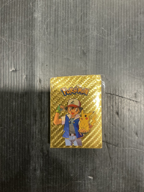 Photo 1 of ***OFFBRAND*** *MISSING PARTS UNKNOWN*
Pokémon Limited Edition Golden Foil Collector Card Set, Pikachu Design
