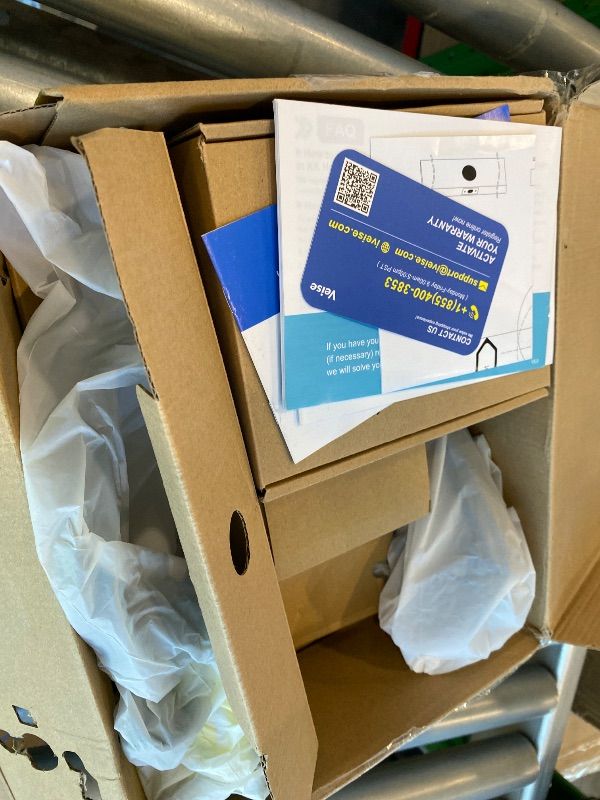 Photo 1 of *USED*
Veise VE017-H Fingerprint Smart Front Door Lock Set, App Control, Keyless Entry Deadbolt with Handle, Smart Deadbolt, Emergency Power Port, Touchscreen Keypad, Auto Lock, Easy Install, Matte Black