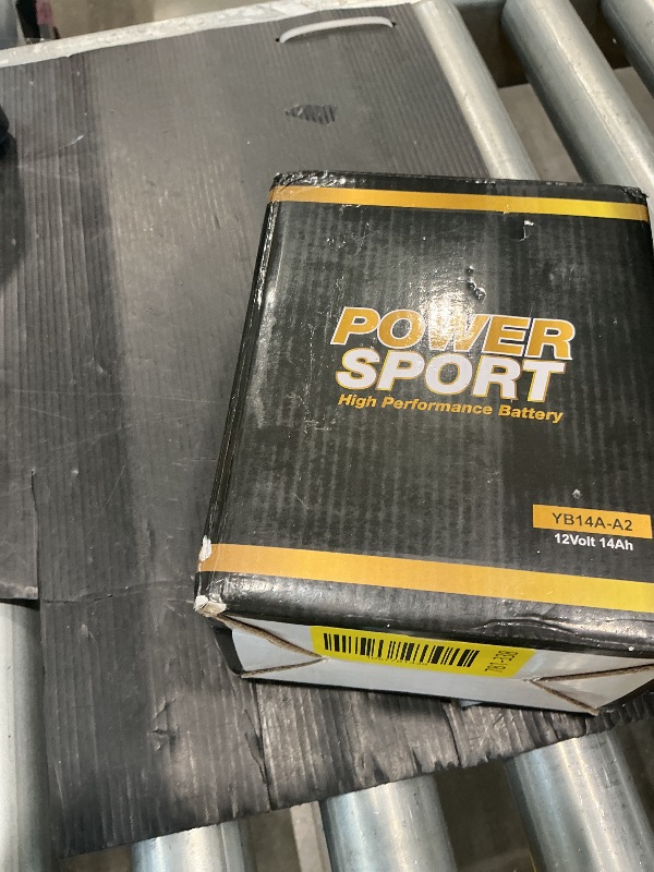 Photo 1 of *UNTESTED*
ExpertPower YB14-A2 12V 14Ah Replacement Batteries, AGM SLA Battery for ATVs, Motorcycles, UTVs, Snowmobiles, Compatible with Arctic Cat, Honda, Kawasaki, Polaris, Suzuki, Yamaha