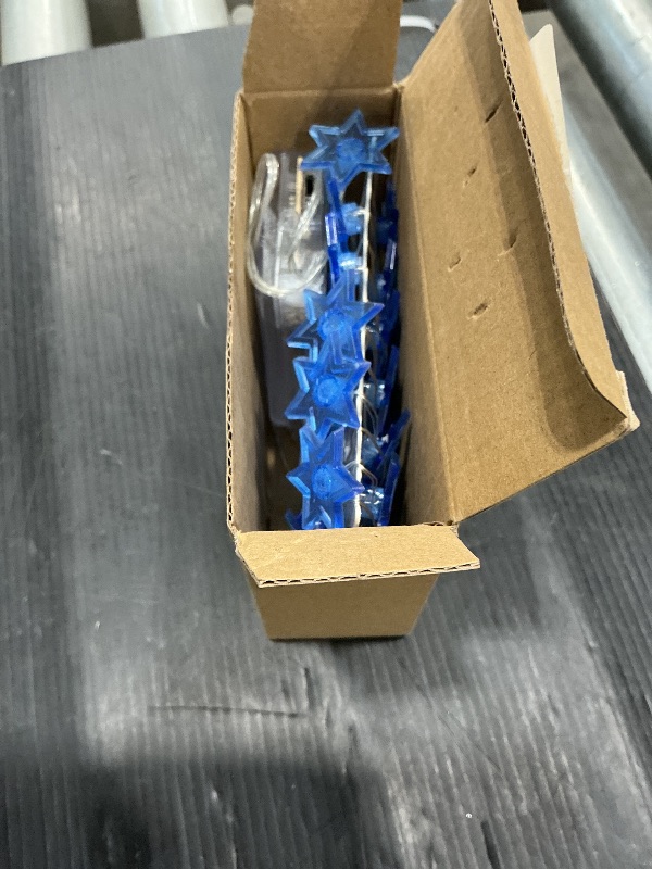 Photo 1 of [Timer] 10FT 30LED Hanukkah Decorations Star of David String Lights, Battery Operated Waterproof Blue Lights Hanukkah Lights Decor Chanukah Decorations for Indoor Outdoor Home Bedroom Hanukkah Gifts