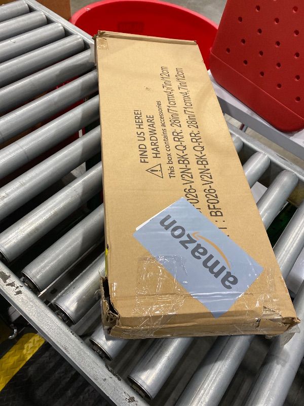 Photo 1 of *PARTIAL SET - See Clerk Notes*
Rolanstar Full Size Bed Frame with USB Charging Station, LED Bed Frame with Wood Storage Headboard, Black Metal Platform Bed with Under Bed Storage, No Box Spring Needed, Noise Free