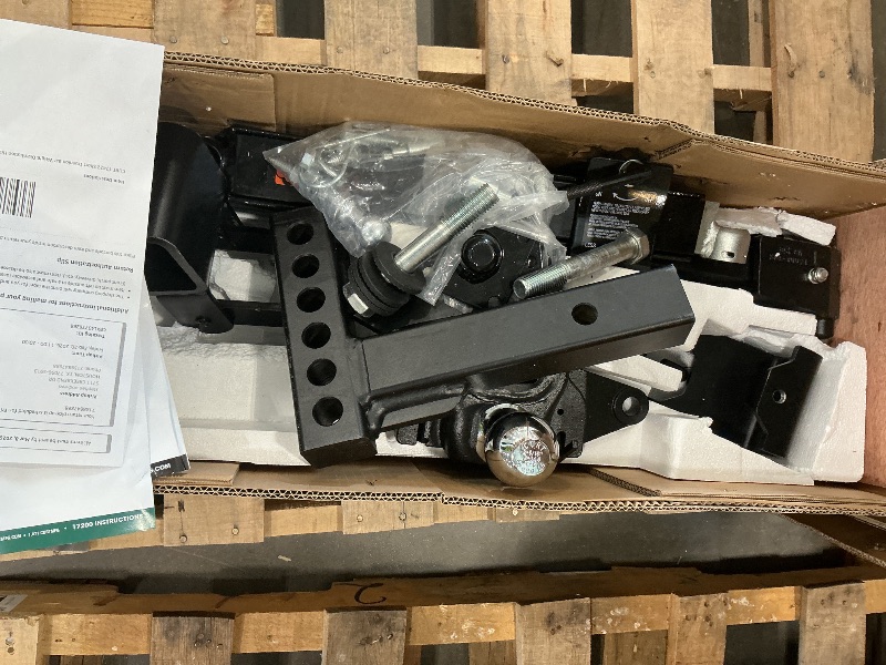 Photo 1 of **MISSING PARTS** CURT 17422 Short Trunnion Bar Weight Distribution Hitch with Sway Control, Up to 15K, 2-In Shank, 2-5/16-Inch Ball