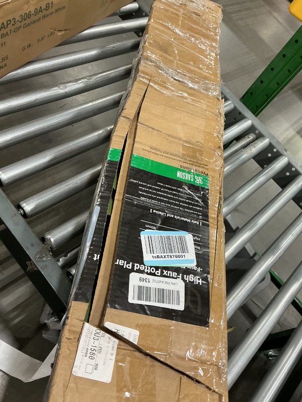 Photo 1 of *MISSING PARTS - See Clerk Notes*
Artificial Fiddle Leaf Fig Tree: 6FT Faux Ficus Lyrata Tree Artificial Plant Indoor Outdoor Tall with Realistic Long Lasting Color Leaves in Pot - Low Maintenance Fake Fig Tree for Home Office Decor