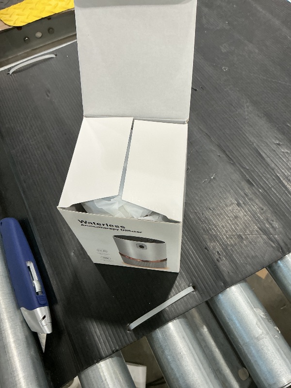 Photo 1 of *UNTESTED*
Waterless Essential Oil Diffuser - Car Aroma Diffuser, Portable Smart Scent Air Machine 1/2/3 & Continuous Mist, Anti-TIPP, Timer Setting and Auto-Off Function (White)