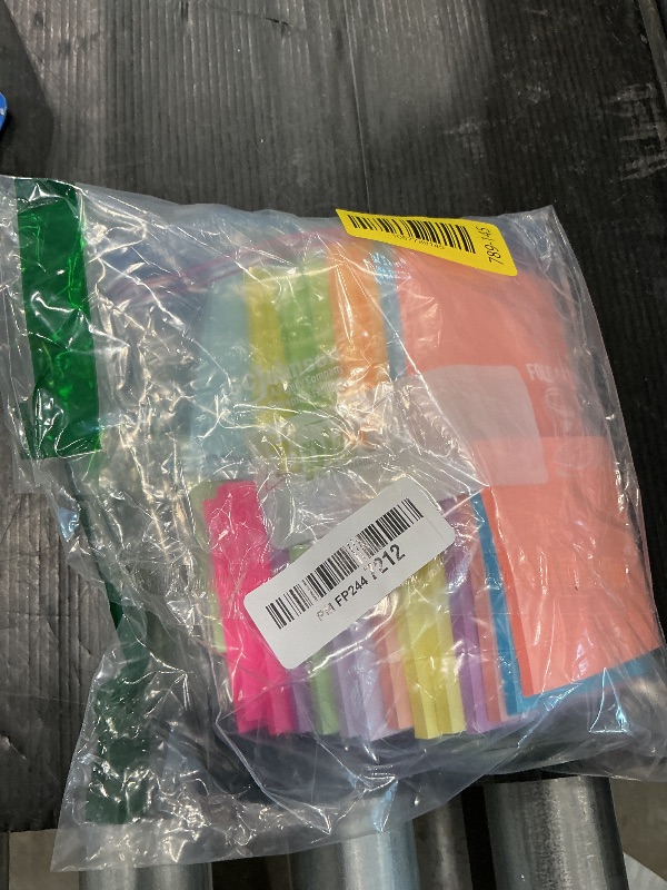 Photo 1 of (24 Pads) Sticky Notes 3x3 in Post, 12 Bright Colors Self-Stick Note Pads it, Strong Adhesive, Easy to Post for Home, Office, Notebook