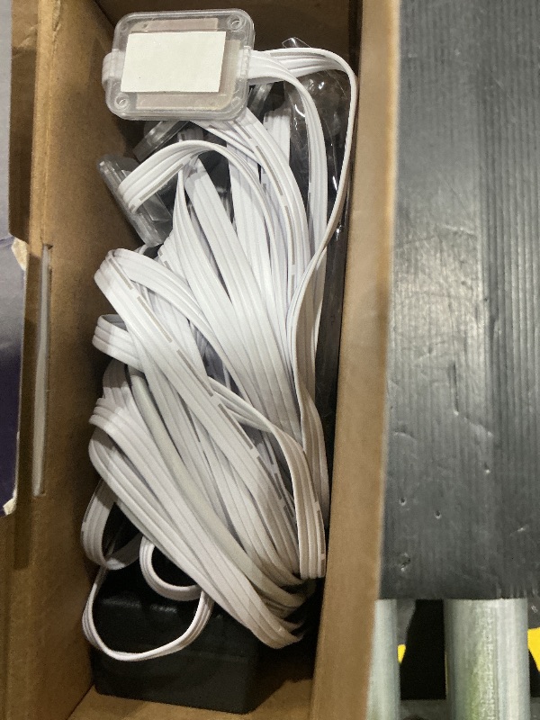 Photo 1 of *USED*
POOFZY Permanent Outdoor Lights for House,100ft RGB+IC Smart Outdoor Decor, 50 Scene Modes,App/Remote Control,IP67 Waterproof,for Christmas,Halloween,Daily & Holiday Party Decor,House Roof Lighting