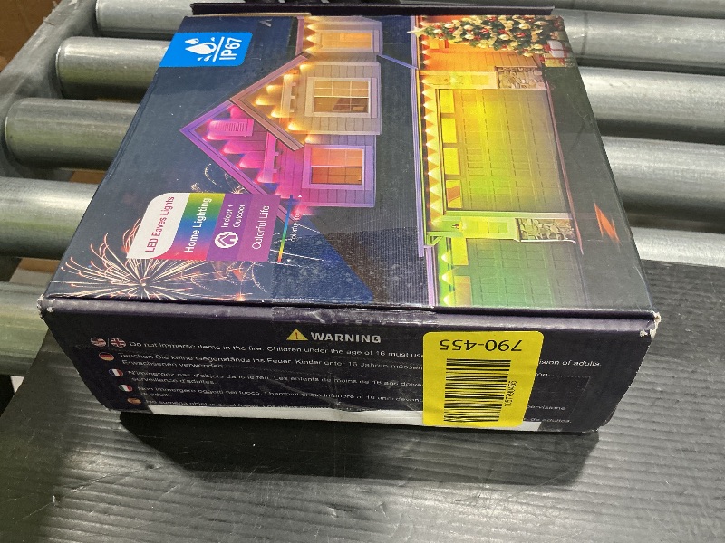 Photo 1 of *USED*
POOFZY Permanent Outdoor Lights for House,100ft RGB+IC Smart Outdoor Decor, 50 Scene Modes,App/Remote Control,IP67 Waterproof,for Christmas,Halloween,Daily & Holiday Party Decor,House Roof Lighting