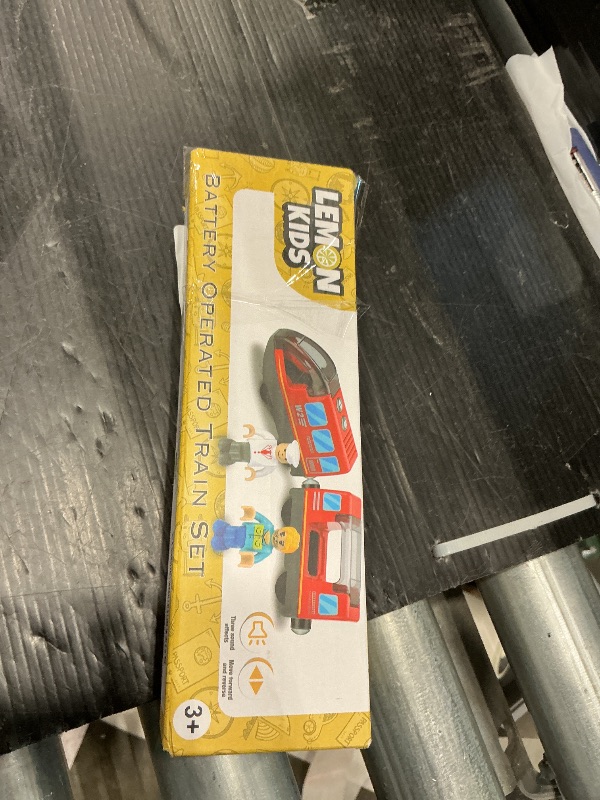 Photo 1 of *UNTESTED*
Battery Operated Train Set for Wooden Train Track (w/sound & Magnetic Connection), Powerful Engine Action Locomotive Train Set Fits Brio, Thomas, Chuggington Wooden Tracks, Train Toys for Toddlers 3Y+