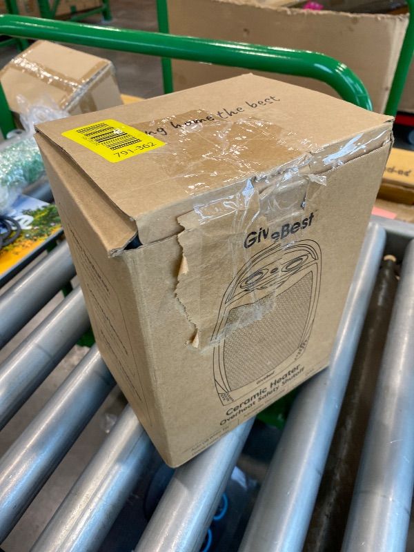 Photo 1 of *USED*
GiveBest Portable Electric Space Heater, 1500W/750W Ceramic Heater with Thermostat, Heat Up 200 Square Feet in Minutes, Safe and Quiet for Office Room Desk Indoor Use