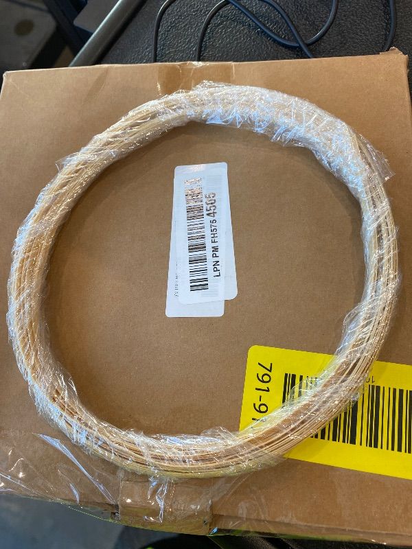 Photo 1 of *MISSING PARTS UNKNOWN*
MECCANIXITY 3 Rolls Bamboo Strips for Weaving, 0.16" x 10ft Basket Weaving Supplies Wicker Repair Kit 0.5mm Thick Thin Bamboo Strips for Basket Making DIY Crafts Furniture Chandelier