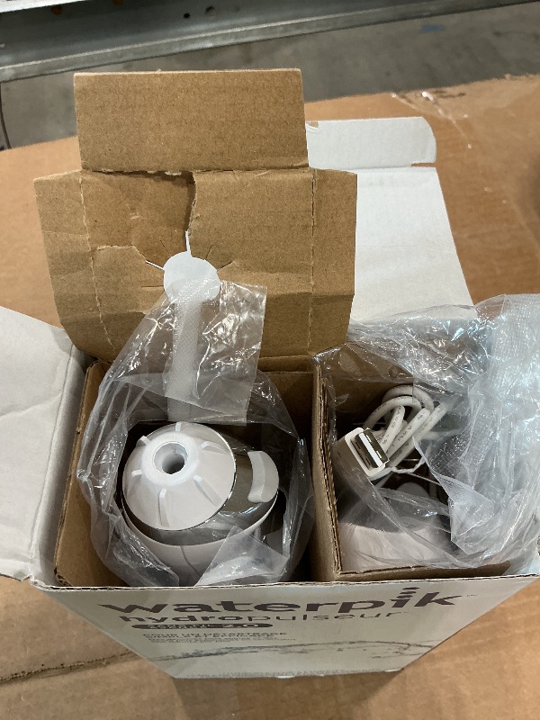 Photo 1 of **MISSING PARTS & Untested**
Waterpik Cordless Advanced 2.0 Water Flosser For Teeth, Gums, Braces, Dental Care With Travel Bag and 4 Tips, ADA Accepted, Rechargeable, Portable, and Waterproof, White WP-580, Packaging May Vary