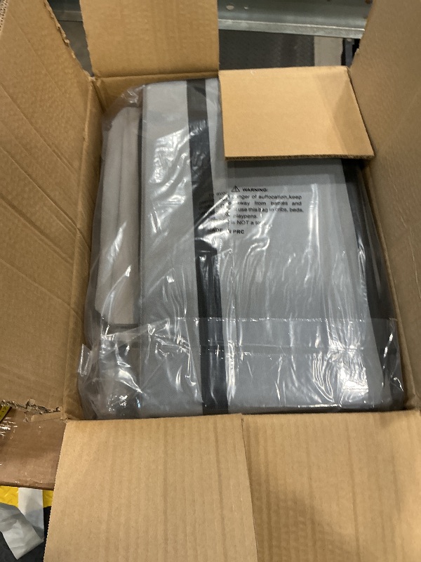 Photo 1 of *MISSING PARTS UNKNOWN*
ZOBER All in One Christmas Ornament Storage Box & Decoration Container - Easy Access Removable Trays, Keeps 73 Ornaments - Adjustable Extent Area for Figurines and Pockets for Decoration - Gray