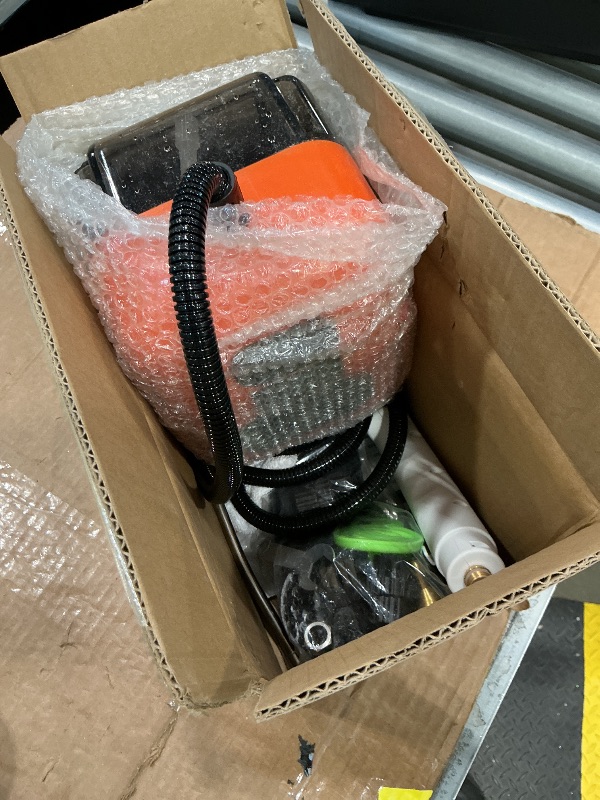 Photo 1 of *** SEE CLERK COMMENTS*** Heavy Duty Handheld Steam Cleaner, 15s Heat-Up, 9-Level Adjustable 2500W Pressurized Steamer for Cleaning with 14 Accessories, Multipurpose Portable Steam Cleanr for Home, Car, Grease, Grout and Tile