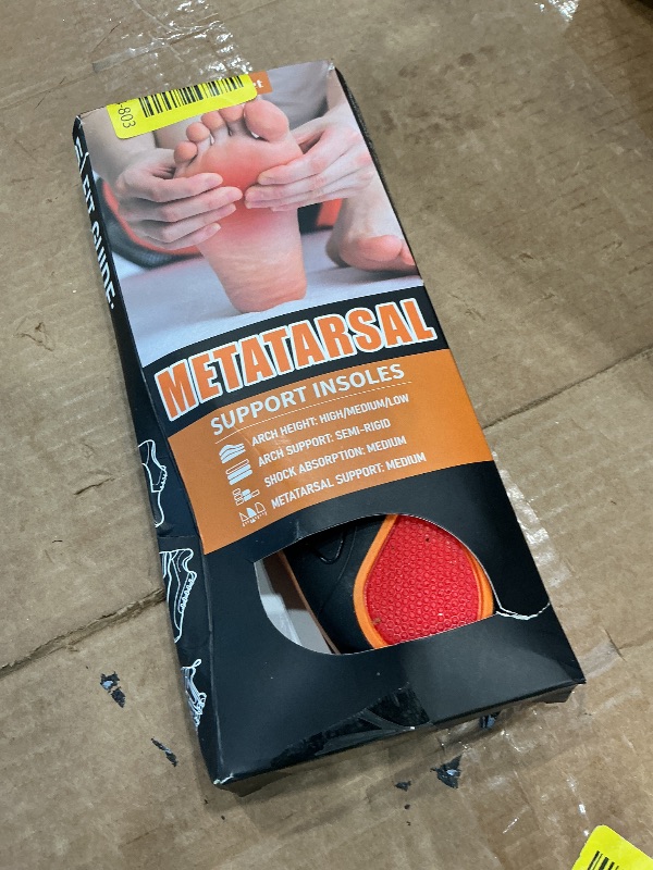 Photo 1 of *USED*
Deepballfeet Arch Support Insoles with Metatarsal Pads, Orthotic Inserts for Metatarsalgia, Morton's Neuroma, Plantar Fasciitis, Ball of Foot Pain Relief, Man Women Insole for Standing All Day-D