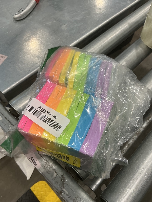 Photo 1 of (24 Pack) Sticky Notes 3x3 in Post Bright Stickies Colorful Super Sticking Power Memo Pads, Strong Adhesive, 74 Sheets/pad
