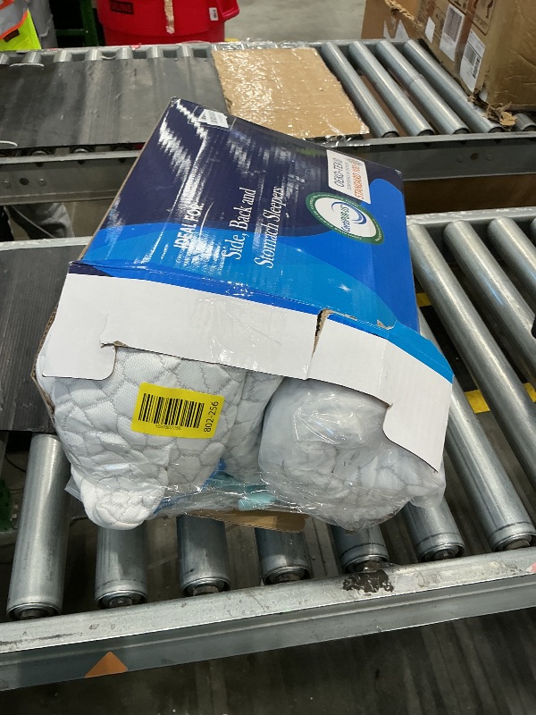 Photo 1 of *MINOR DAMAGE - USED*
SUPA MODERN Cooling Pillows for Side Sleepers, Cool Side Sleeper Pillow for Neck Pain Relief, Luxury Shredded Memory Foam Pillows 2 Pack, Adjustable Gel Cervical Neck Pillow Queen Size Set of 2