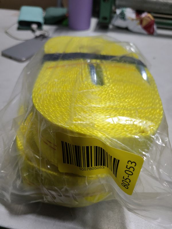 Photo 1 of 2 Pack Recovery Tow Strap with Hooks 2" x 20 ft Break Strengthened Towing Rope Kit 15000lb ATV Accessories Heavy Duty Recovery Ropes for Car UTV Auto Vehicle Securing Straps with Hook Polyester Belt