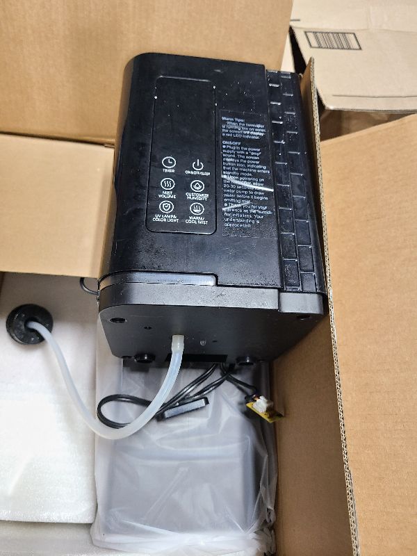 Photo 1 of 2.64Gal Humidifiers for Bedroom Large Room, Warm and Cool Mist up to 500ft², Top Fill Diffuser Ambient Light, 3 Mist Modes, 24H Timer, 35dB Quiet Humidifier for Home Office Plants