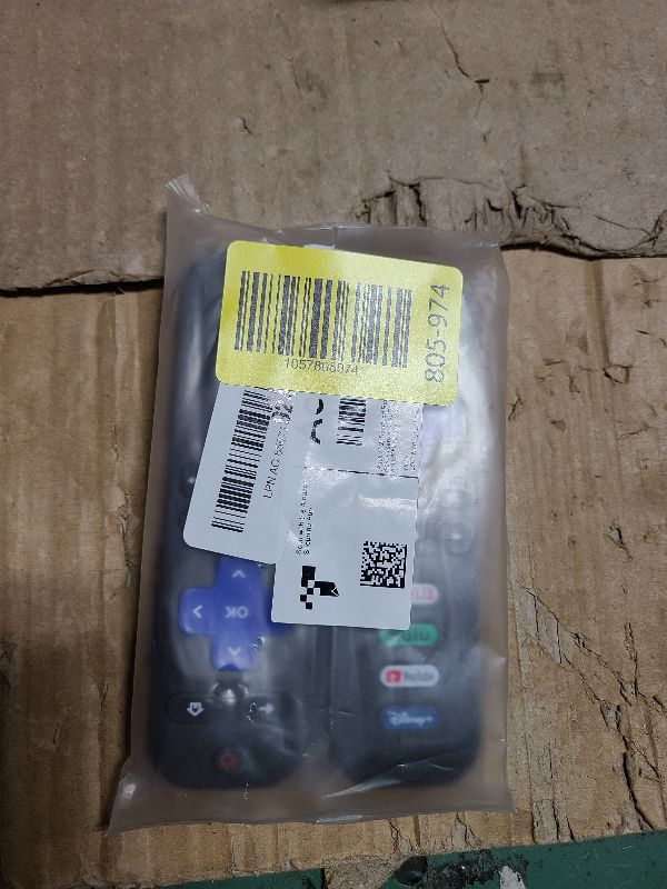Photo 1 of (Pack of 2) Replacement Remote Control Only for Roku TV, Compatible for TCL Roku/Hisense Roku/Onn Roku/Sharp Roku/Element Roku/Westinghouse Roku/Philips Roku Smart TVs (Not for Roku Stick and Box)