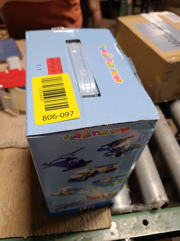 Photo 1 of 1100 Piece Building Blocks Classic Building Toys, Creative Bulk Building Bricks Sets Compatible with Legos Baseplate Sets 17 Colors Mixed 147 Shapes for Kids Party Favors Birthday