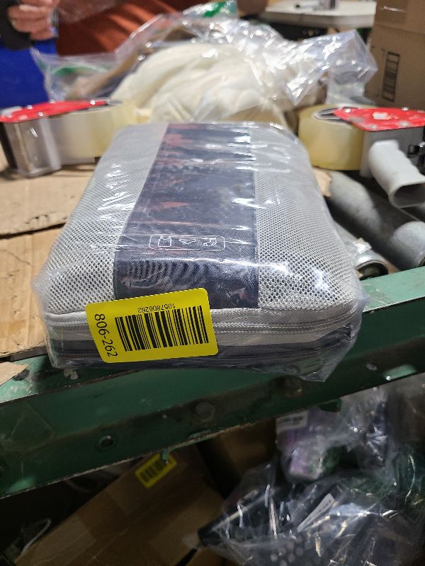 Photo 1 of 10 Set Compression Packing Cubes for Travel Essentials,Compressible Expandable Packing Cubes for Suitcase,OlarHike Luggage Organizer Bags for Travel,Handy Helper for Organizing Clothes(Black)