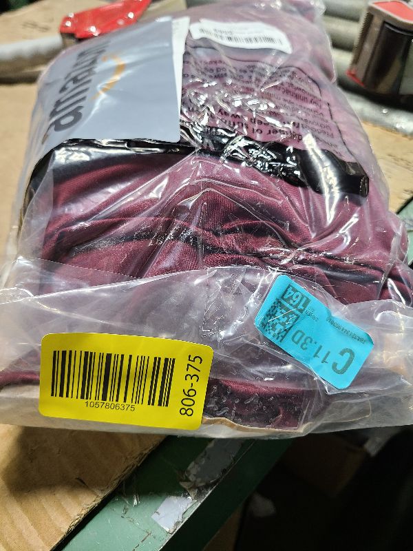 Photo 1 of 10 ft x 10 ft Wrinkle Free Maroon Backdrop Curtain for Parties, Polyester Burgundy Photo Backdrop Drapes 2 Panels 5x10ft for Baby Shower Wedding Birthday Party Engagement Ceremony Decoration