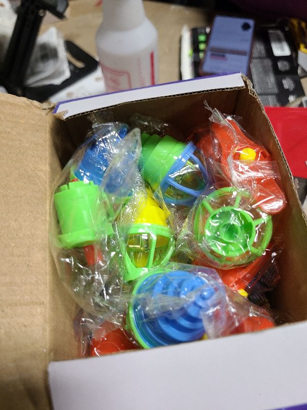 Photo 1 of 24pcs Spinning Tops Glow Party Favors for Kids 3-5 4-8 8-12 Halloween Goodie Bag Stuffers Birthday Return Gifts Classroom Treasure Box Toys Carnival Prize Fidget Spinner Bulk Toddler Boy Girl