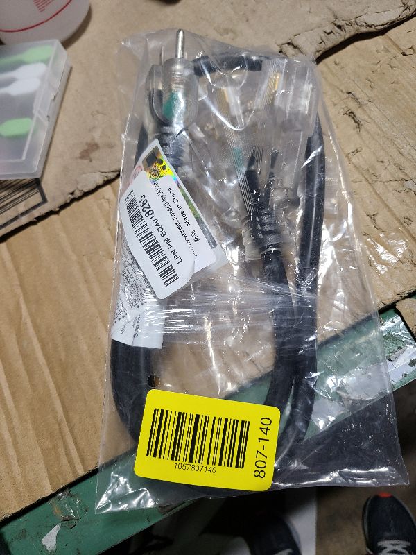 Photo 1 of 12/3 Extension Cord Heavy Duty Black 3-Outlet Indoor/Outdoor SJTW Lighted 12-Gauge Grounded Power Cable,12AWG 15 Amp, 1875 Watts?UL Listed?Safety (3FT)