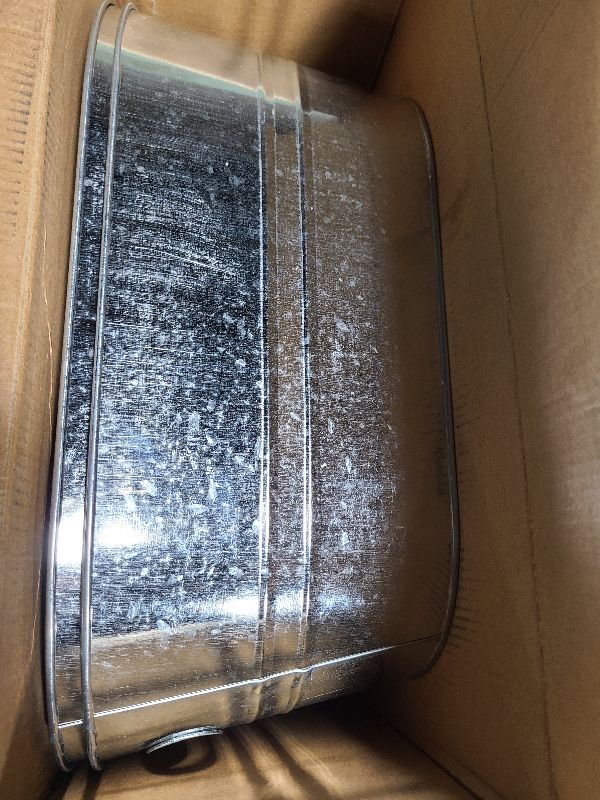 Photo 1 of 2 Pack 3 Gallon Galvanized Tub Ice Buckets for Parties Portable Beverage Tub Champagne Bucket Metal Ice Buckets for Cocktail Bar with Ice Scoop