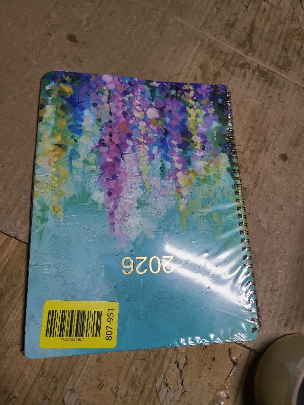 Photo 1 of 2026 Planner - 2026 Planner Weekly and Monthly, Planner 2026, Jan 2026 - Dec 2026, 9" x 11", Calendar Planner 2026 with Colourful Tabs & Pocket, Flexible Cover, Twin-Wire Binding- Oil Painting
