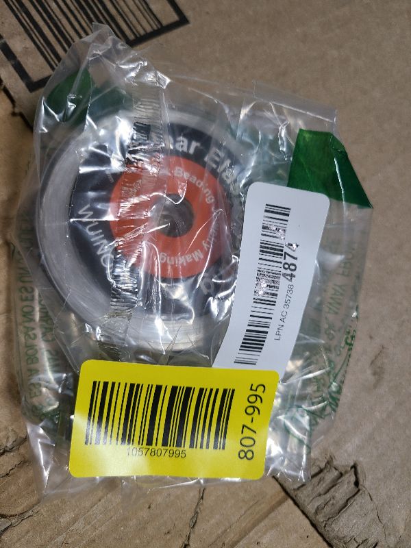 Photo 1 of 0.8 mm Clear Bracelet String, Elastic Beads String for Bracelets Jewelry Making, Necklaces, Beading and Crafts, Friendship Stretchy Bracelet Beads String Cords & Threads WUINOID