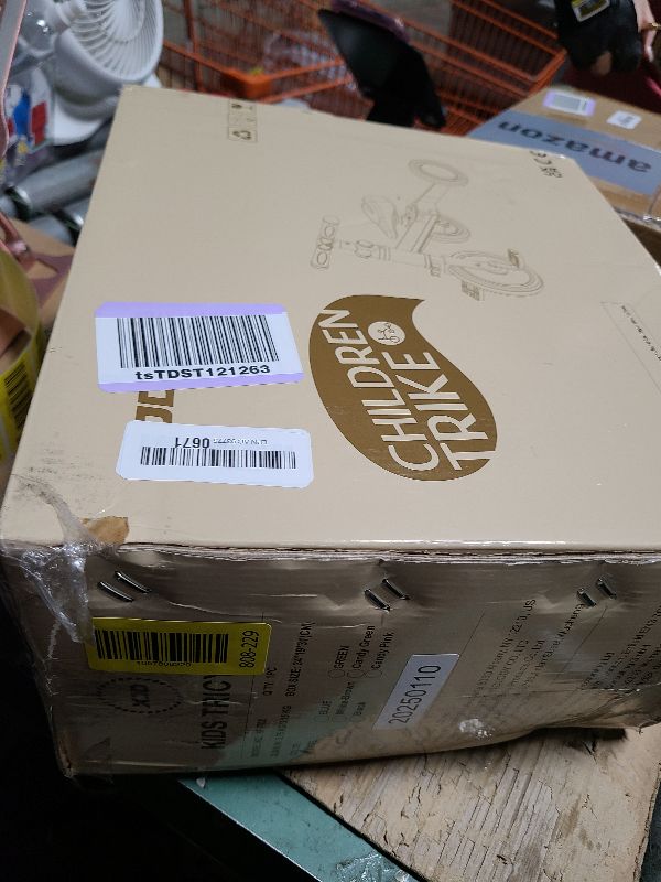 Photo 1 of ?XJD 5 in 1 Toddler Bike, Tricycle for Toddlers 1-3 with Adjustable Seat Height, Removable Pedals, Ideal Balance Bike Birthday Gifts and Toys for Boys and Girls (White)