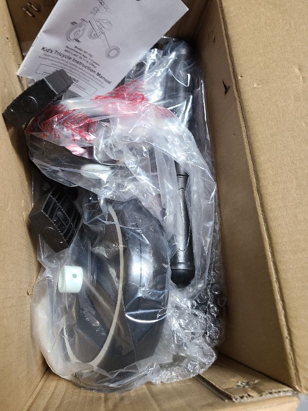 Photo 1 of ?XJD 5 in 1 Toddler Bike, Tricycle for Toddlers 1-3 with Adjustable Seat Height, Removable Pedals, Ideal Balance Bike Birthday Gifts and Toys for Boys and Girls (White)