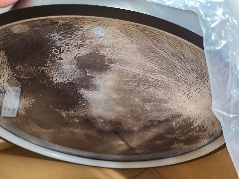 Photo 1 of 17.3'' Upgraded Cordless Moon Wall Light, Dimmable Wall Mounted Moon LED Sconce with Remote Control, Lighting Ceiling Light for Hallway Bars Cafes KTV