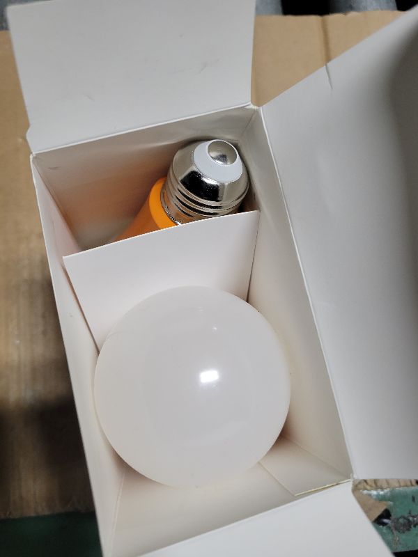 Photo 1 of 2 Pack BlueX LED A21 Orange Light Bulbs - 13W (100Watt Equivalent) - E26 Base LED Bulb, Party Decoration, Porch, Home & Holiday Lighting, Decorative Illumination
