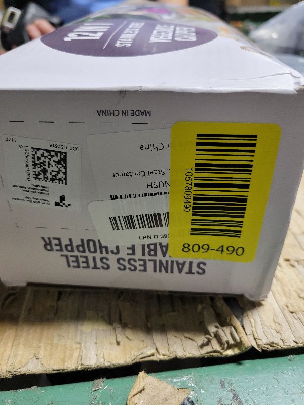 Photo 1 of 12-in-1 Vegetable Chopper, Mandoline Food Slicer for Kitchen, Cheese Grater, Veggie Chopper with Container, Vegetable Cutter for Onion, Salad and Fruit- Stainless Steel, Home Essential Tools