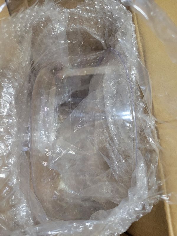 Photo 1 of 11-inch Plastic Acrylic Cake Dome Cover, Suitable for Cake Stand Plates Transparent Cake Cover(Transparent Handle)