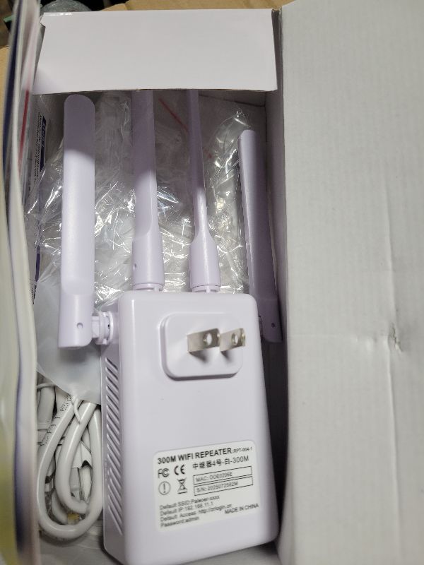 Photo 1 of 2026 WiFi Extender Signal Booster, up to 18k+sq. ft and 88+ Devices, Internet Booster for Home, Wireless Internet Repeater and Signal Amplifier w/Ethernet Port, Mesh WiFi 15X Faster Access Point