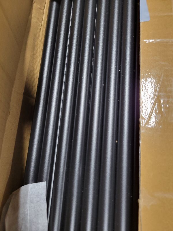 Photo 1 of 105 Pack 36 inch Aluminum Balusters for Deck Railing,Black Round Metal Spindles for Staircase,3/4" Diameter Hollow Deck Ballasters with Screws and Connectors for Railing Fencing Porch Stair Spindles