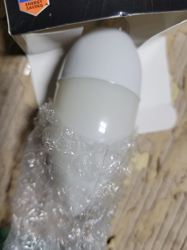 Photo 1 of 2 Pack E12 Flame Bulb LED Purple Orange Fire Bulbs - Decorative Flickering Bulbs 3 Mode 3W Candelabra Candle Orange Purple Light Bulb for Chandelier Vintage Lighting Halloween Bulbs