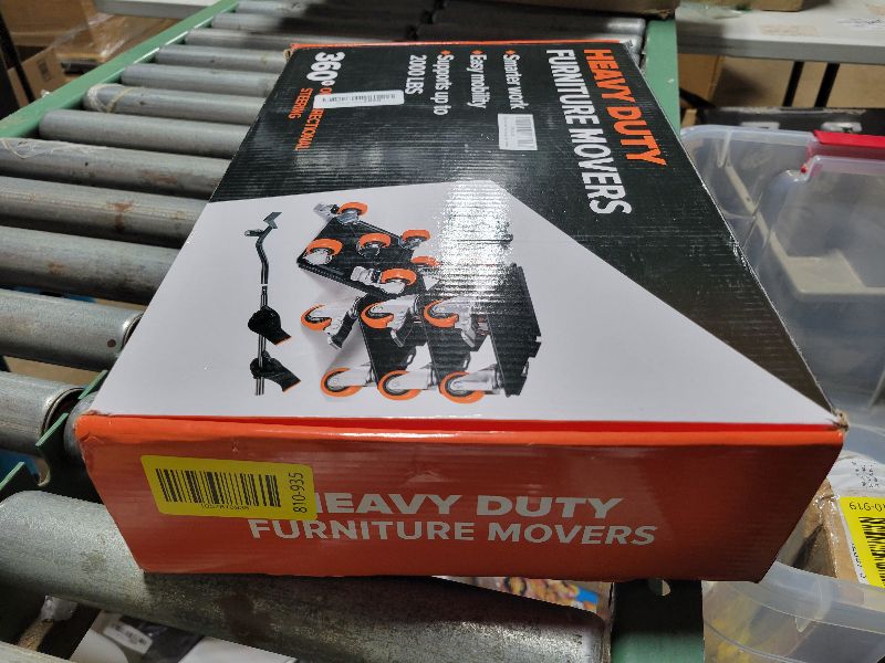 Photo 1 of 2000 lb Capacity - Heavy Duty Furniture Movers with Wheels and Moving Dolly, Includes Furniture Lifter Jacks Tool Set, Gliders, Sliders, 5 Rollers Casters Cart. Easily Move Furniture, Piano, Equipment