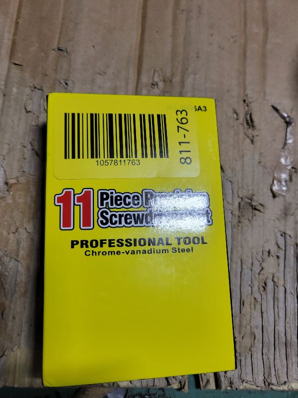 Photo 1 of 11Pcs Small Screwdriver Set, Mini Screwdriver Set, Eyeglass Repair Screwdriver with 11 Different Size Flathead and Philips Screwdrivers, Ideal for Watch, Jewelers