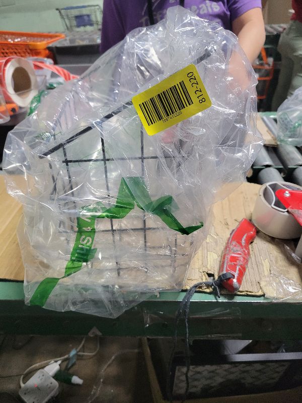 Photo 1 of 1 Pack Bath Toy Storage Organizer Basket, Large Metal Bathtub Toy Holder, Wall Mounted Hanging Shower Basket, Bath Toy Organizer For Bathtub for Easy Access and Sorting Toys/Clothes/Toiletries