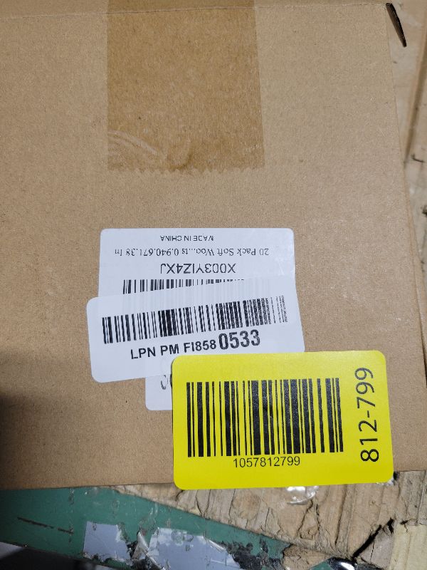 Photo 1 of 20 Pack Soft Wood Tapered Corks, Leakproof Plugs for Wine, Beer & Liquor Bottles, DIY Crafts 0.940.671.38 In